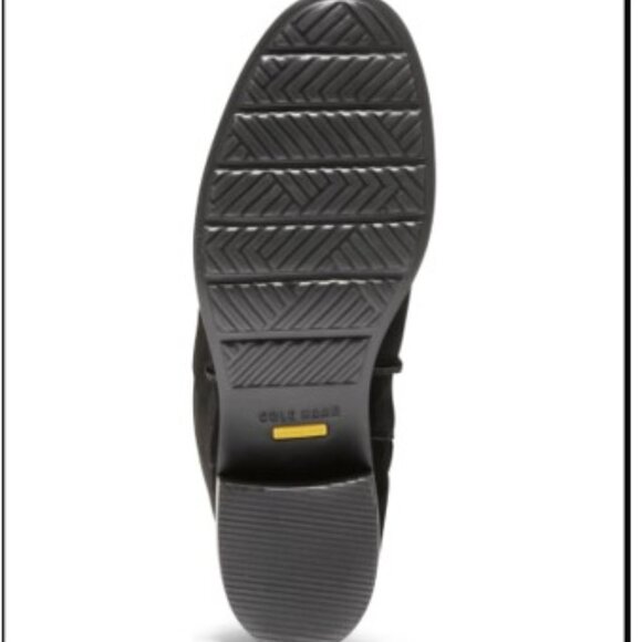 Cole Haan Calgary Water Resistant OTK Boot over the knee black 5 NEW - Picture 4 of 7